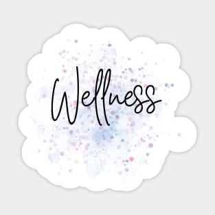 Wellness, Health and Wellbeing Sticker